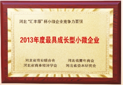 2013年度最具成長型小微企業(yè)-洗滌機械